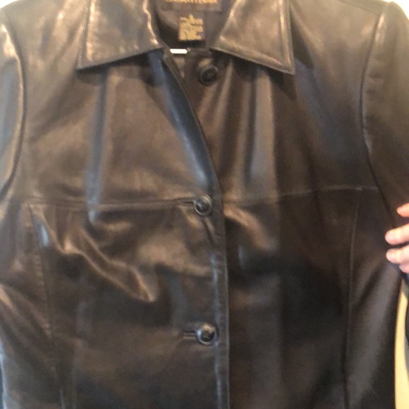 Classiques Entier 100% lambskin leather trenchcoat. Size S - Picture 6 of 8
